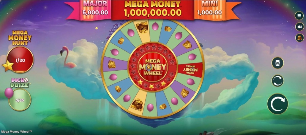 เกมหมุนวงล้อ MEGA MONEY WHEEL ค่าย MICROGAMING