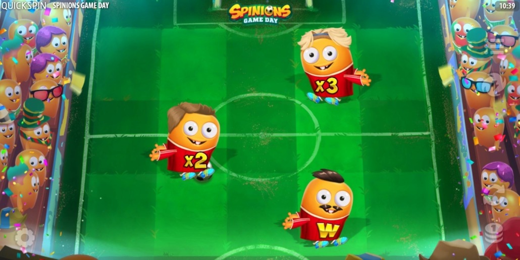 Spinions Game Day เกมใหม่ค่าย Quickspin