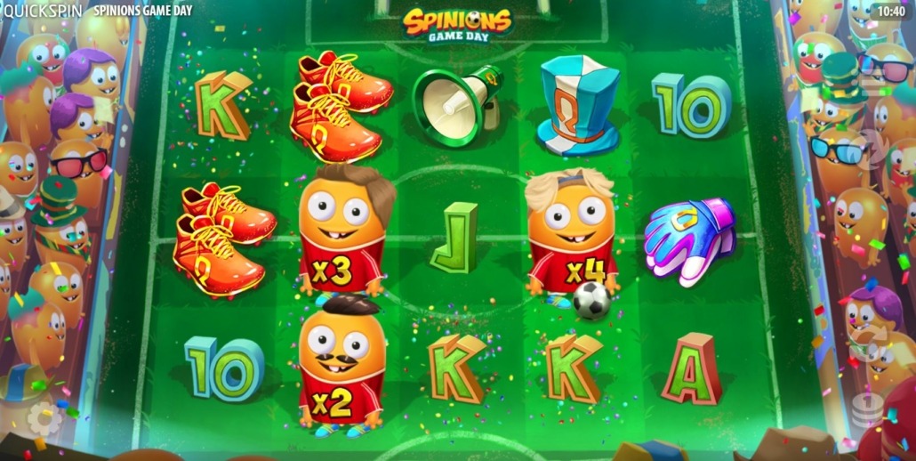 Spinions Game Day เกมใหม่ค่าย Quickspin